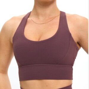 BuffBunny Rosa Sports Bra - Smoked Cherry - XXXL